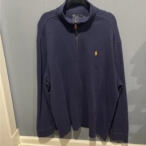 Ralph Lauren Navy Blue Zip Up Sweater